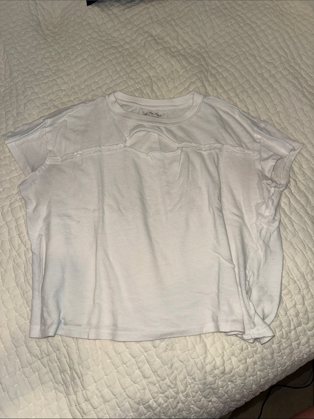 Free people keyhole tee